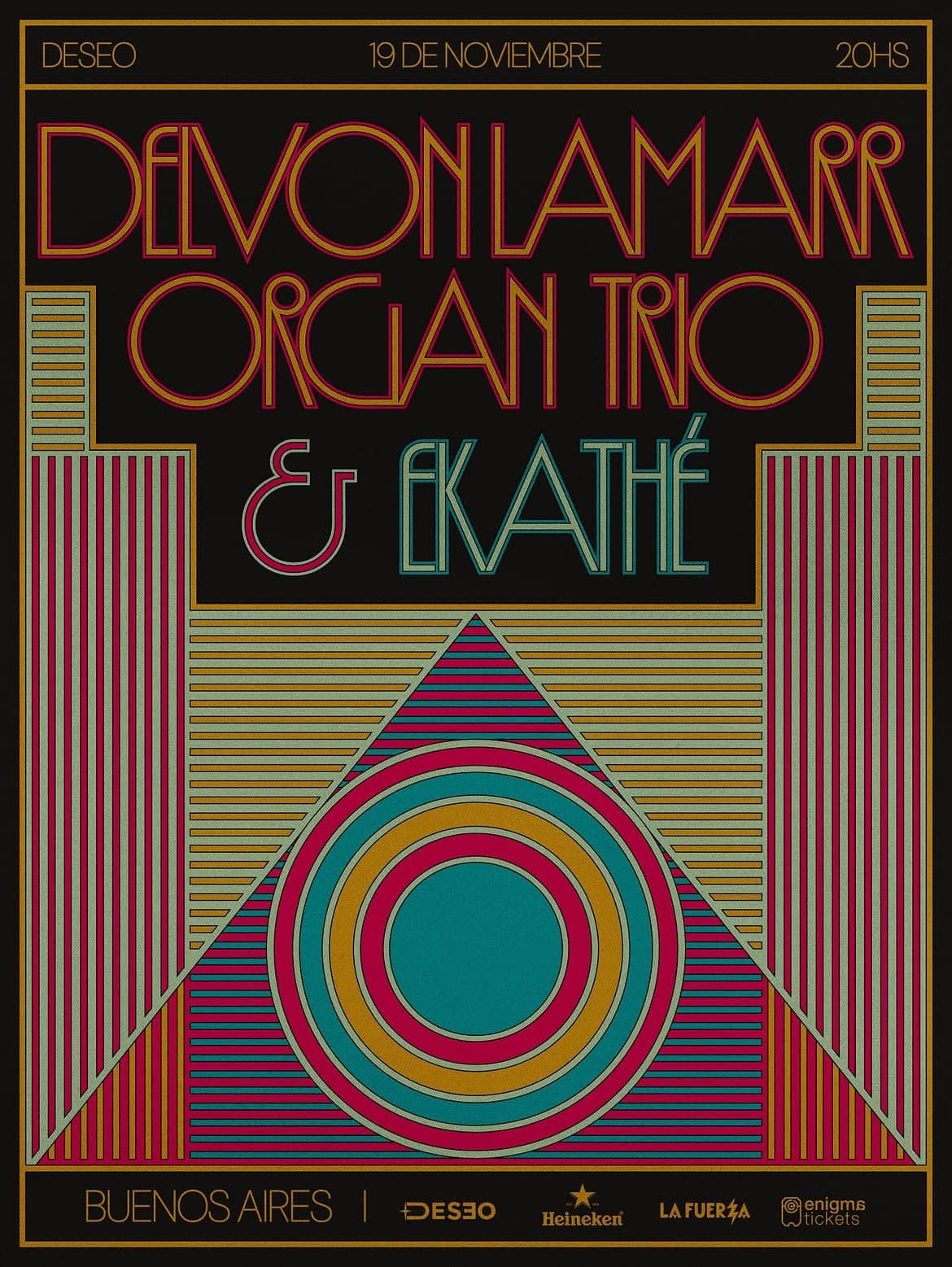 Delvon Lamarr Organ Trio + Ekathé