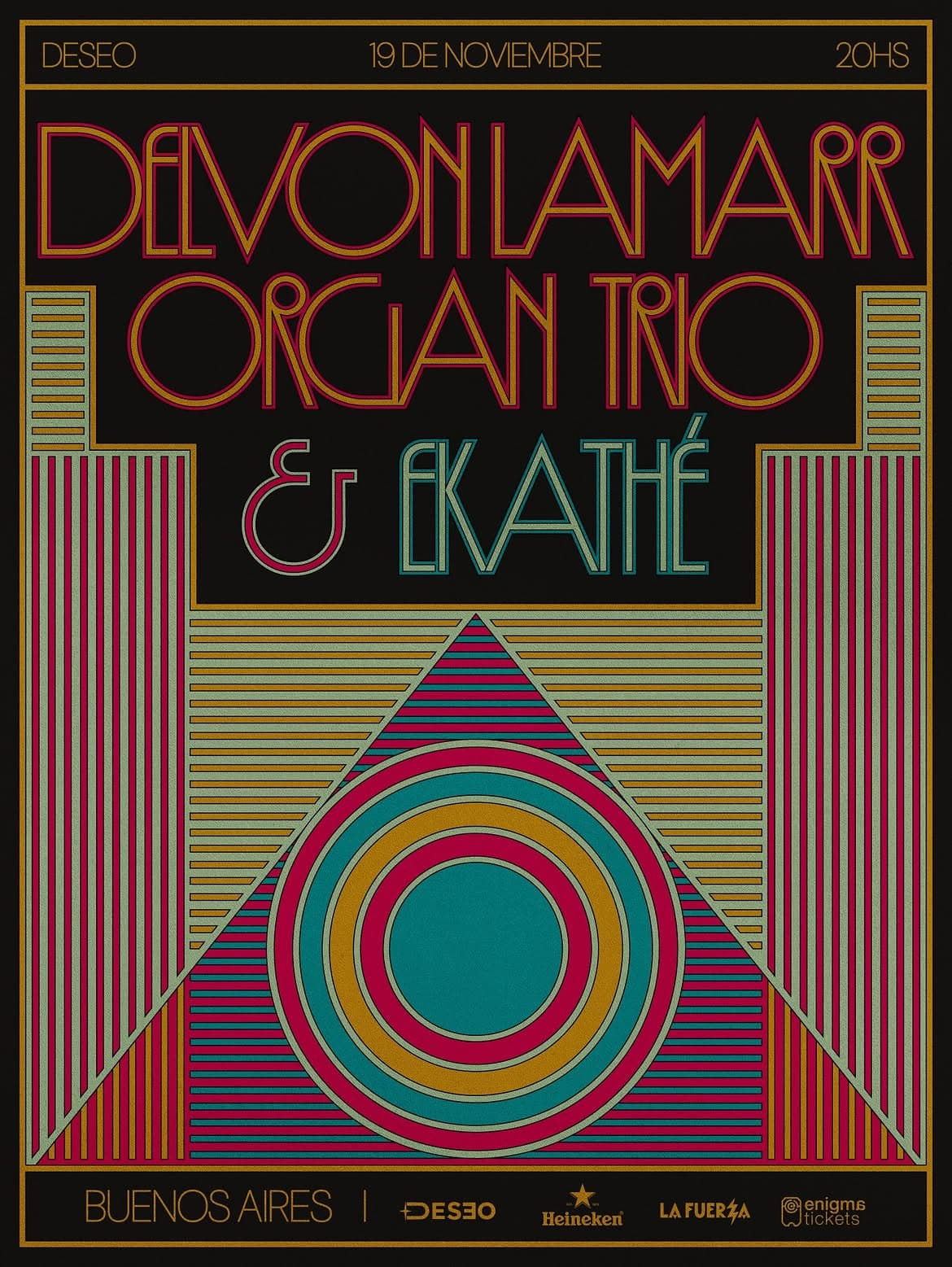 Delvon Lamarr Organ Trio + Ekathé
