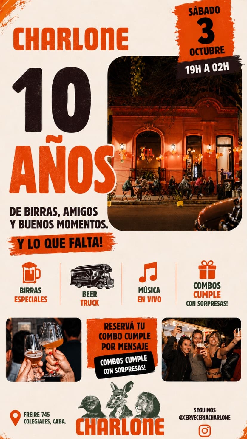 Charlone 10 Años