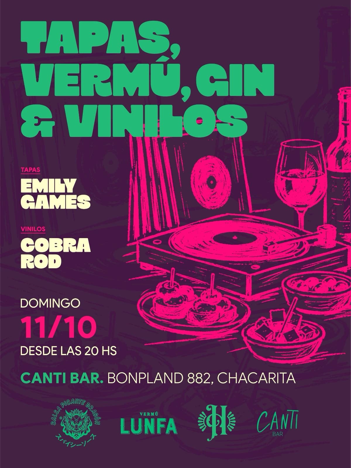 Tapas, Vermú, Gin & Vinilos