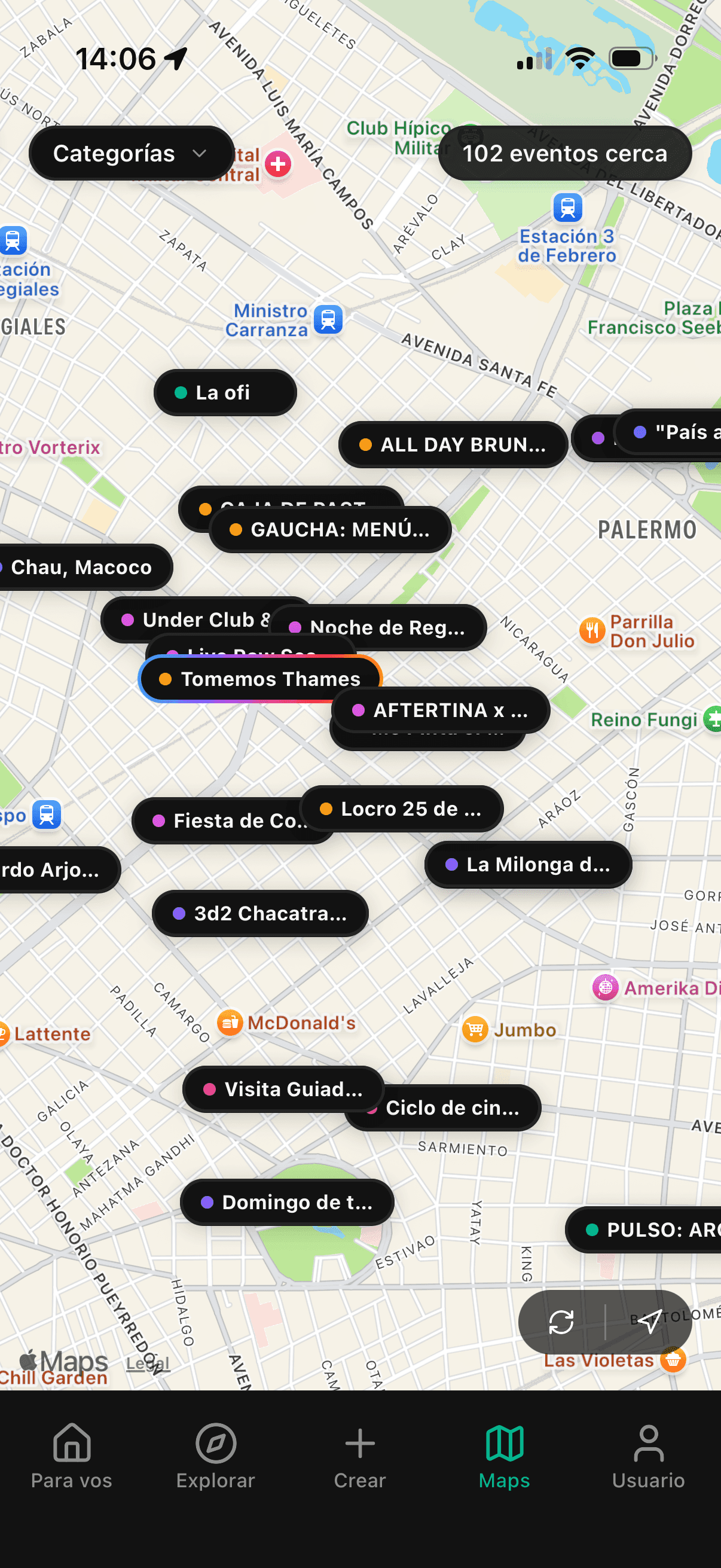 Peek — Maps