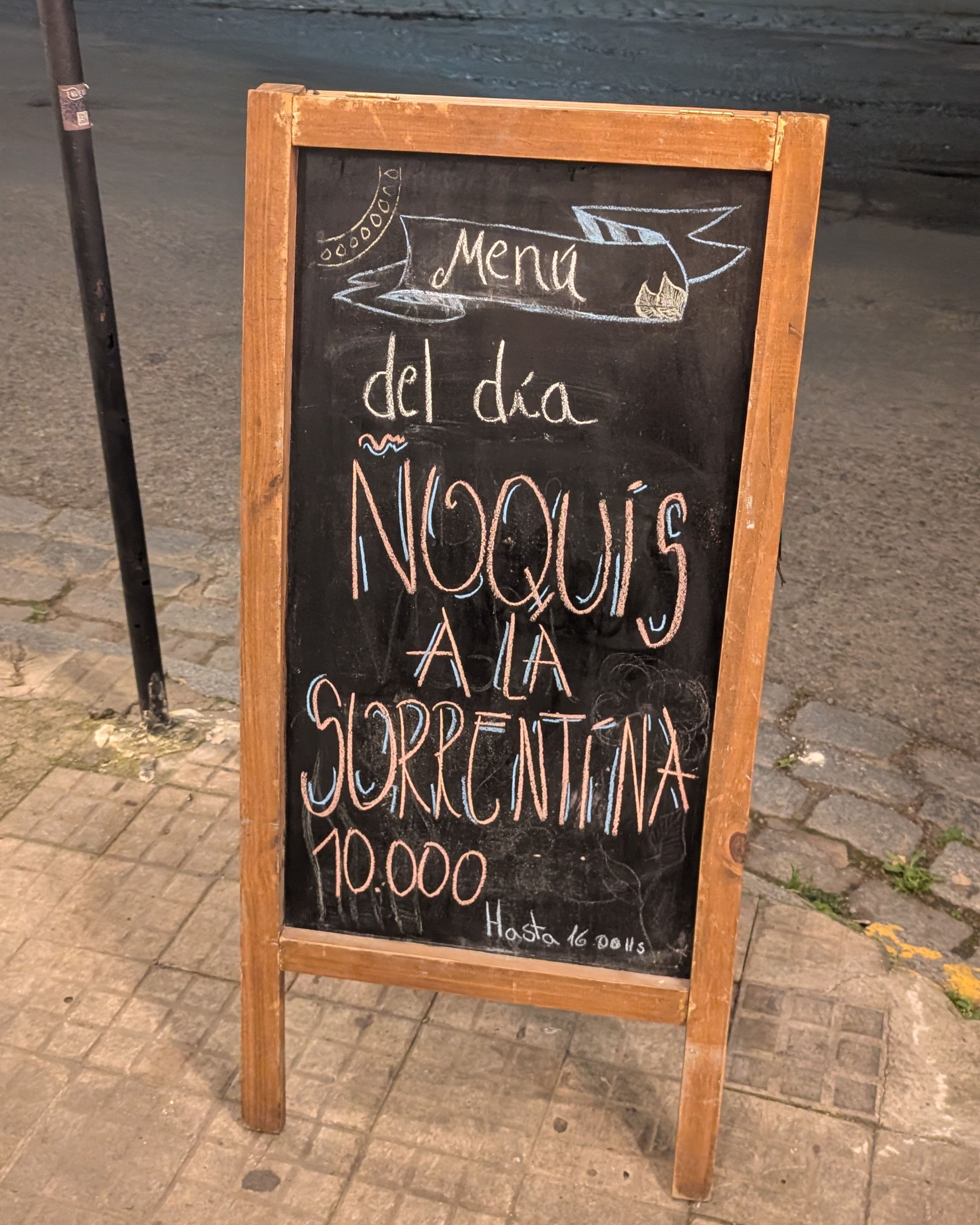 29 de ñoquis en Cletta