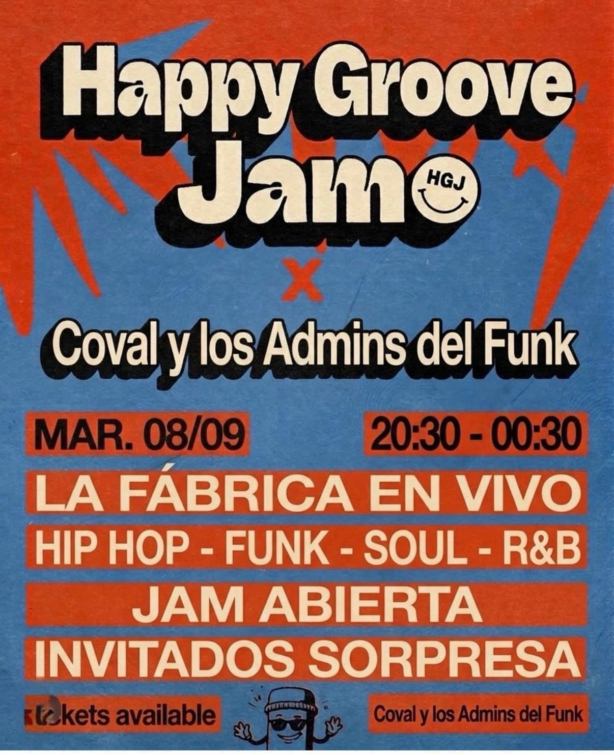 Happy groove jam en la Fabrica