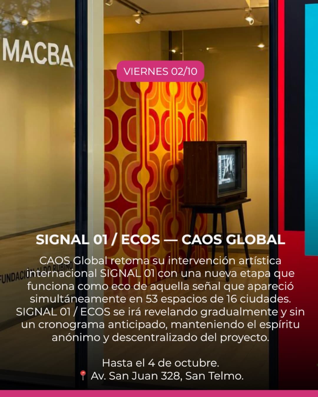 Signal 01 / Ecos — Caos Global