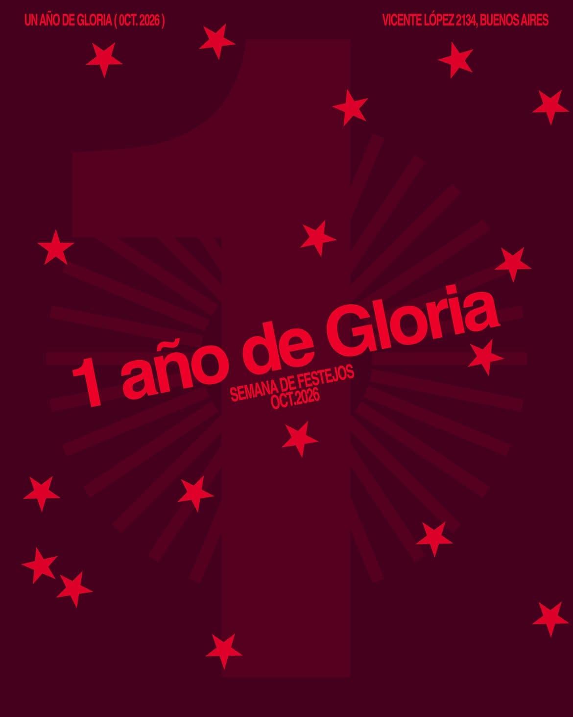 1 año de Gloria
