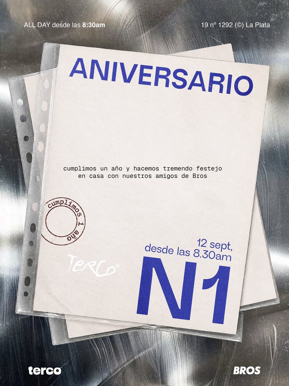 Aniversario 1 Terco