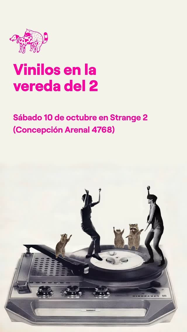 Vinilos en la vereda del 2
